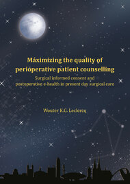 Máximizing the quality of perioperative patient counselling