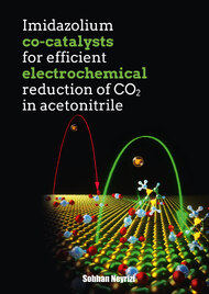 Imidazolium co-catalysts for efficient electrochemical reduction of CO2 in acetonitrile