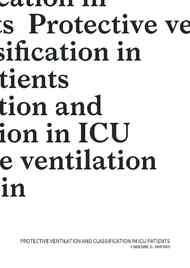 Protective ventilation and classification in ICU patients