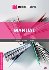 Ridderprint manual