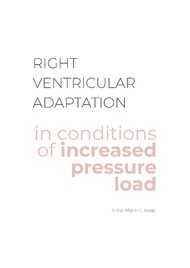 Right ventricular adaptation