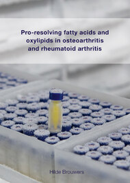 Pro-resolving fatty acids and oxylipids in osteoarthritis and rheumatoid arthritis