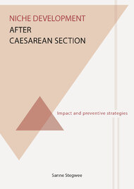 Niche development after caesarean section