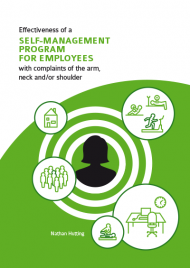Effectiveness of a self-management program for employees with complaints of the arm, neck and/or shoulder